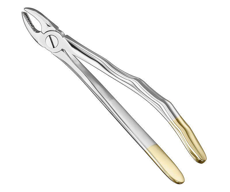 Extracting Forceps Anatomically Shaped Handle Diamantiert