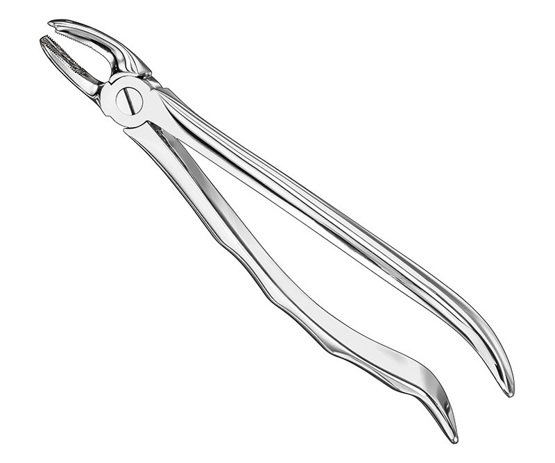 Extracting Forceps Anatomically Shaped Handle Standard